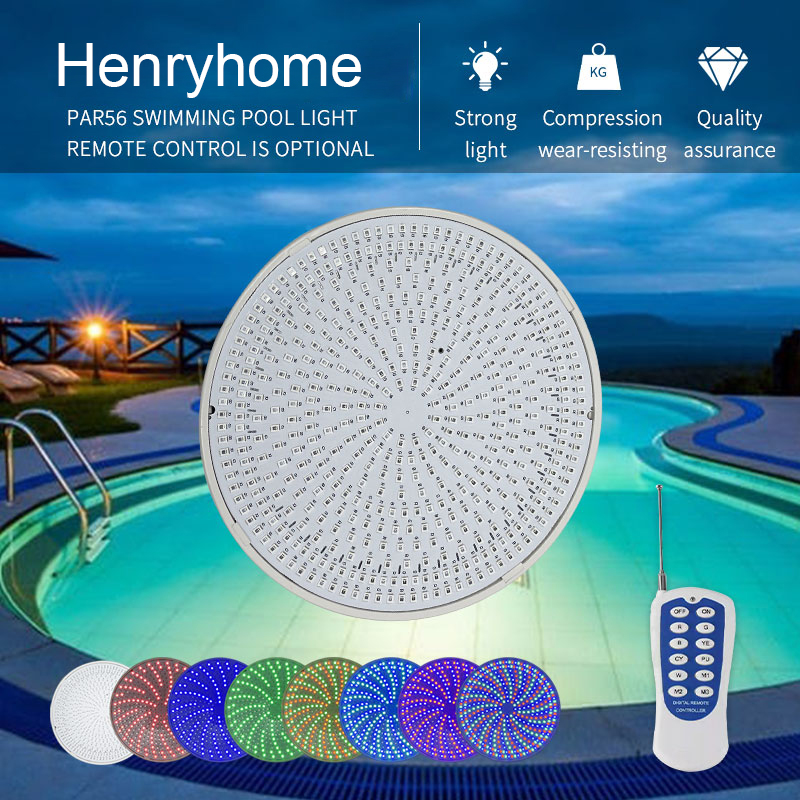 USA Market Par56 RGB IP68 Remote Control Underwater Pool Lights ...